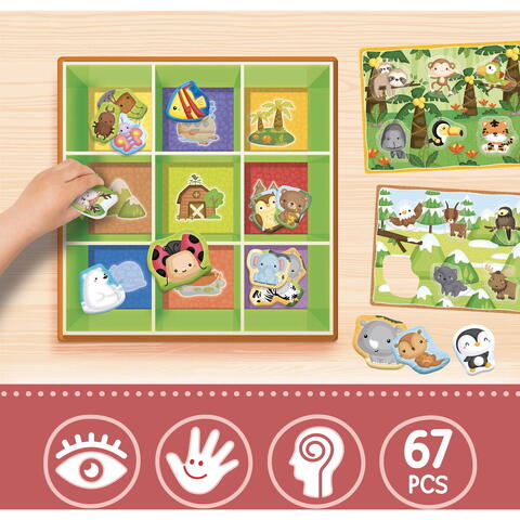 LISCIANI RESIGILAT - Cutiuta Montessori - Animalutele in mediul lor