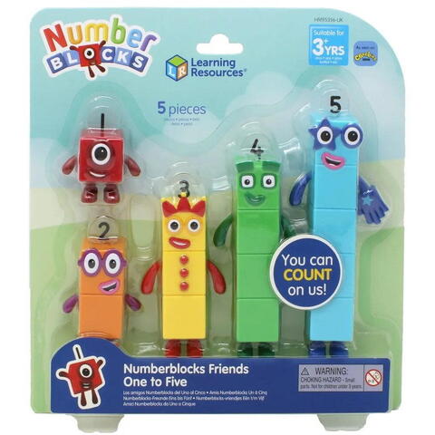 Hand2Mind Set figurine Numberblocks - De la Unu la Cinci - RESIGILAT