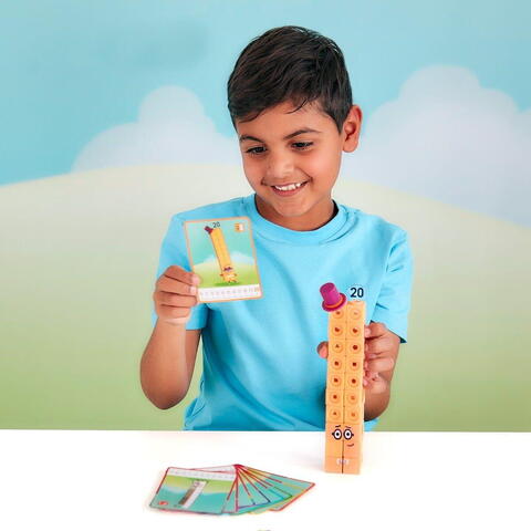 Learning Resources MathLink®Cubes Numberblocks in engleza Set de activitati de la 11 - 20 - RESIGILAT