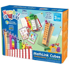 MathLink®Cubes Numberblocks in engleza Set de activitati de la 11 - 20 - RESIGILAT