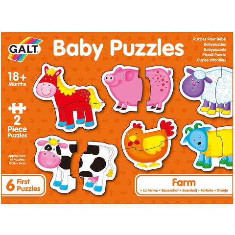 Galt Baby Puzzle: Ferma (2 piese) - RESIGILAT