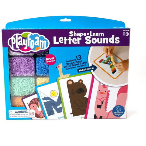Educational Insights Spuma de modelat Playfoam™ - Invatam alfabetul - RESIGILAT
