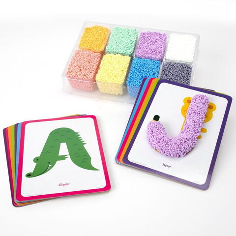 Educational Insights Spuma de modelat Playfoam™ - Invatam alfabetul - RESIGILAT