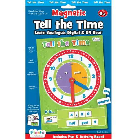 Fiesta Crafts Ltd Set magnetic - Invat ceasul