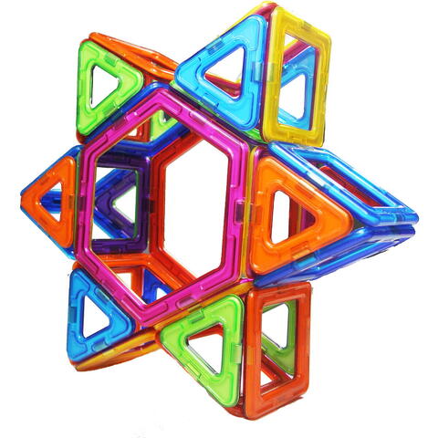 MAGPLAYER Set de constructie magnetic - 66 piese RESIGILAT