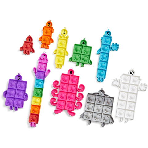 Hand2Mind Set jucarii senzoriale - Numberblocks® de la 1 la 10