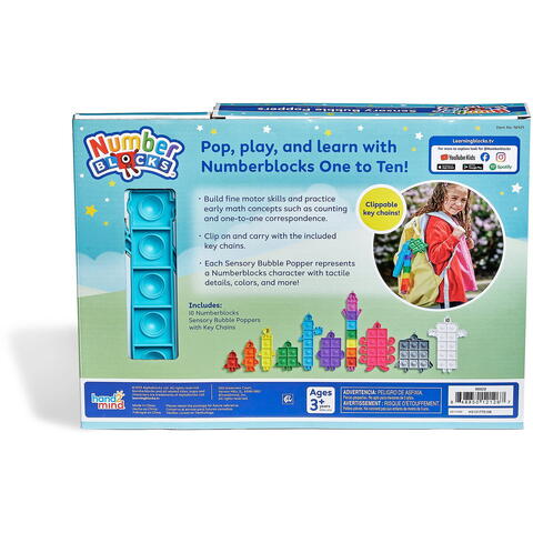 Hand2Mind Set jucarii senzoriale - Numberblocks® de la 1 la 10
