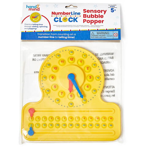 Hand2Mind Ceas senzorial - NumberLine Clock®