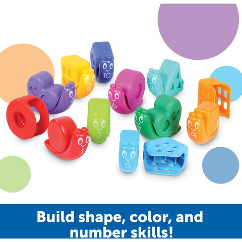 Learning Resources Joc de potrivire cu forme - Melcii veseli