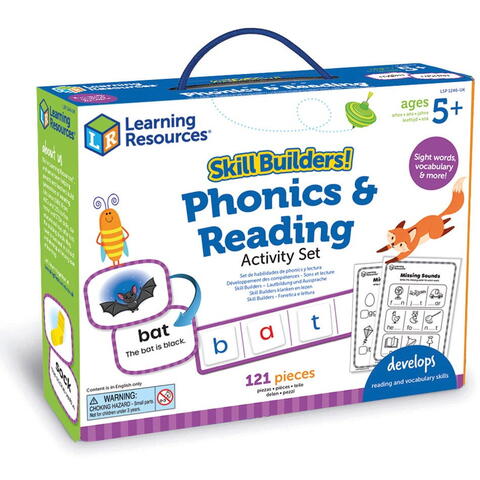 Learning Resources Set activitati educative - Invat suntele & citesc (lb.engleza)