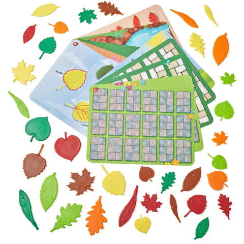 Hand2Mind Set activitati matematice - Frunze senzoriale