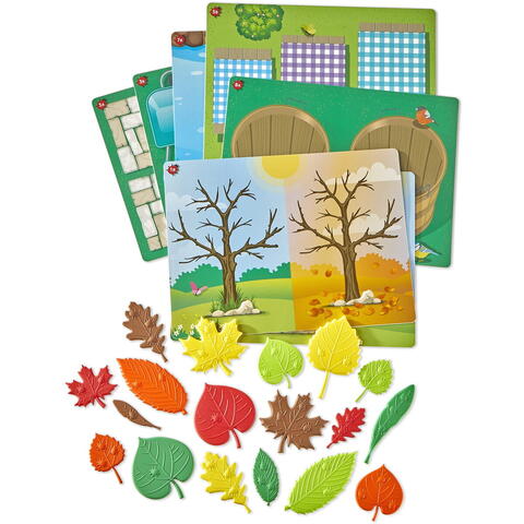 Hand2Mind Set activitati matematice - Frunze senzoriale