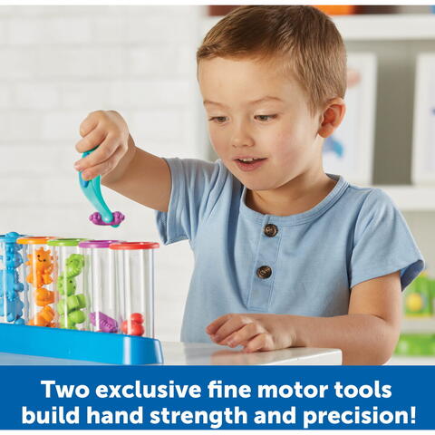 Learning Resources Joc sortare & motricitate - Microbi colorati