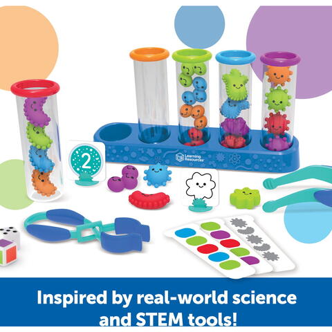 Learning Resources Joc sortare & motricitate - Microbi colorati