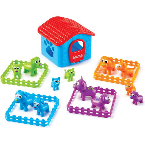 Learning Resources Joc sortare - Catelusi colorati