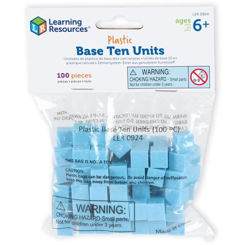 Learning Resources Set cuburi baza 10 (100 buc.)