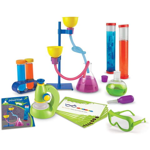 Learning Resources Set de stiinta primar Deluxe cu microscop