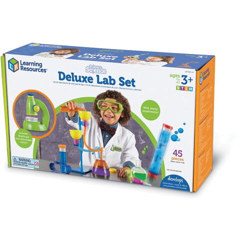 Learning Resources Set de stiinta primar Deluxe cu microscop