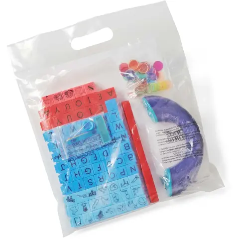 Hand2Mind Kit de materiale tactile - Invat sa scriu & citesc (lb. engleza)
