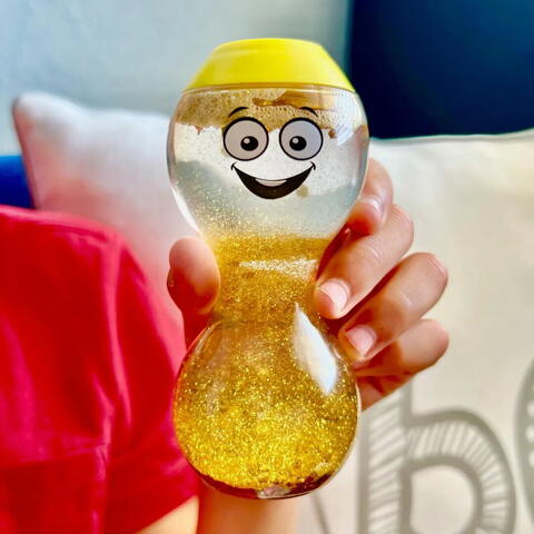 Hand2Mind Clepsidre senzoriale cu emotii - Fericit, nervos, speriat & suparat