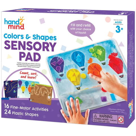 Hand2Mind Covoras senzorial - Forme si culori