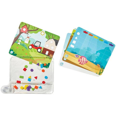 Hand2Mind Covoras senzorial - Forme si culori