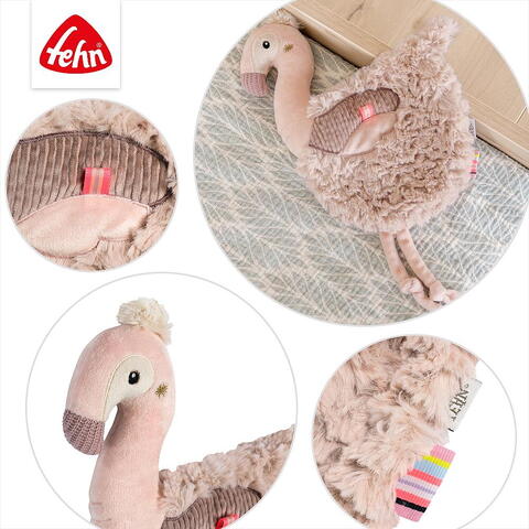 Fehn Jucarie doudou - Flamingo