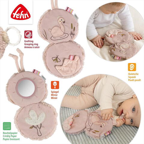 Fehn Carticica din plus pentru bebelusi - Flamingo