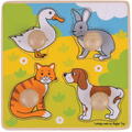 BIGJIGS Toys Primul meu puzzle - animale de companie - RESIGILAT