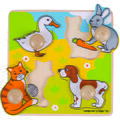 BIGJIGS Toys Primul meu puzzle - animale de companie - RESIGILAT