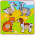 BIGJIGS Toys Primul meu puzzle - animale de companie - RESIGILAT