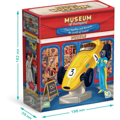 Dodo Puzzle - Muzeul transporturilor (150 piese)