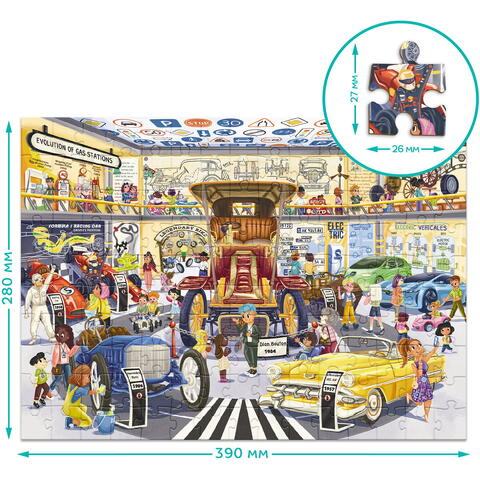 Dodo Puzzle - Muzeul transporturilor (150 piese)