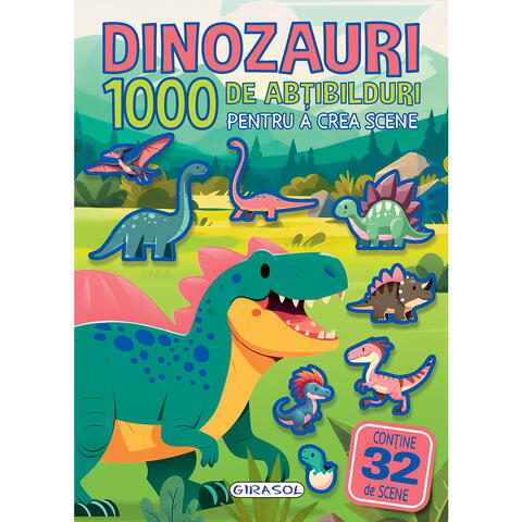 GIRASOL 1000 de abtibilduri  - Dinozauri