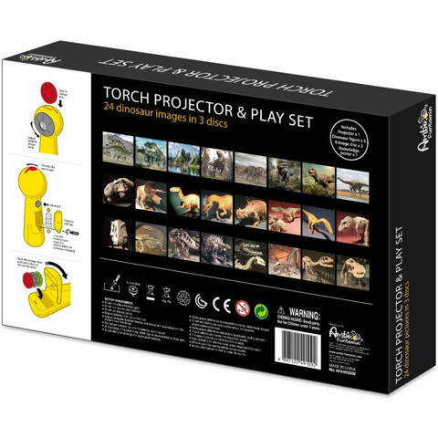 Ambo Funtamin Set proiector tip lanterna & 3 figurine - Dinozauri