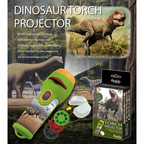 Ambo Funtamin Proiector tip lanterna - Descopera dinozaurii