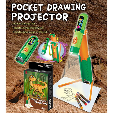 Ambo Funtamin Mini proiector pentru desen - Dinozauri