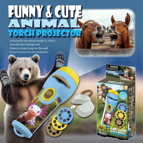 Ambo Funtamin Proiector tip lanterna - Animalute amuzante