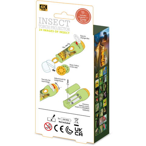 Ambo Funtamin Proiector tip lanterna - Descopera insecte