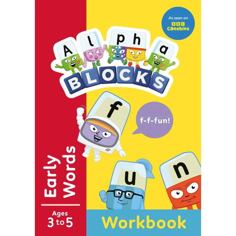 Carte cu activitati Alphablocks - Primele cuvinte