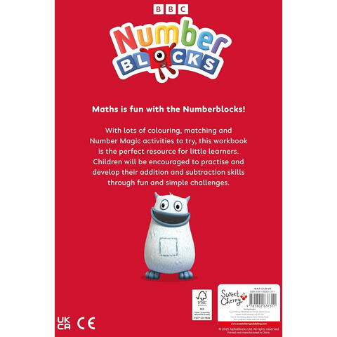 Carte cu activitati Numberblocks - Adunari si scaderi