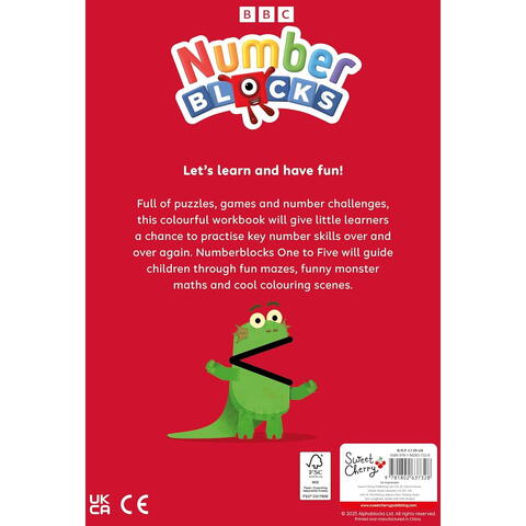 Carte cu activitati Numberblocks - Jocuri & puzzle-uri