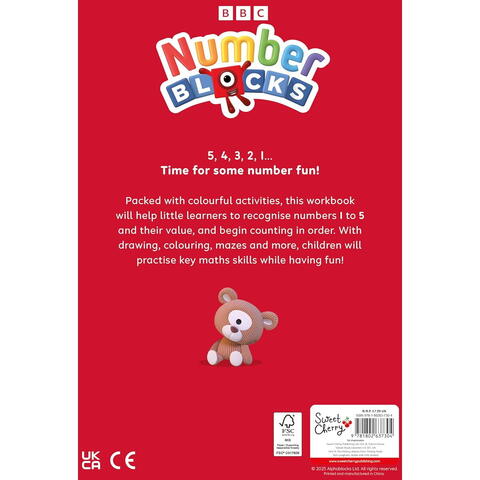 Carte cu activitati Numberblocks - Hai sa numaram!