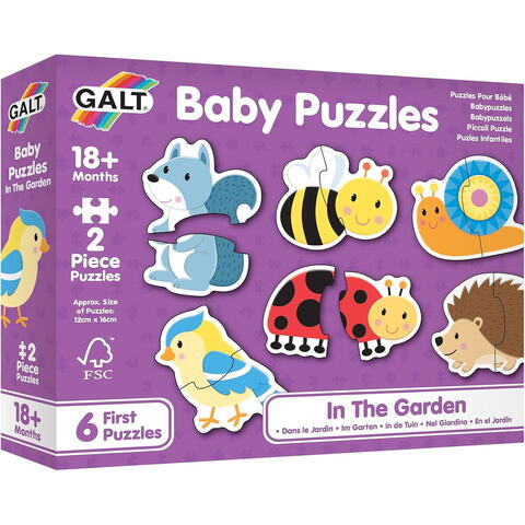 Galt Baby puzzle: In gradina (2 piese)