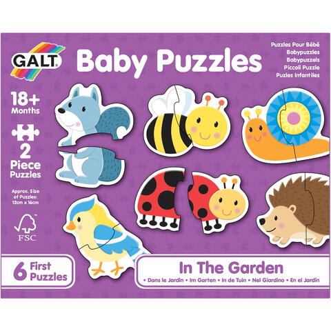 Galt Baby puzzle: In gradina (2 piese)