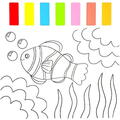 Galt Water Painting: Carte de colorat Animalute marine