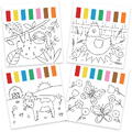 Galt Water Painting: Carte de colorat Animalute
