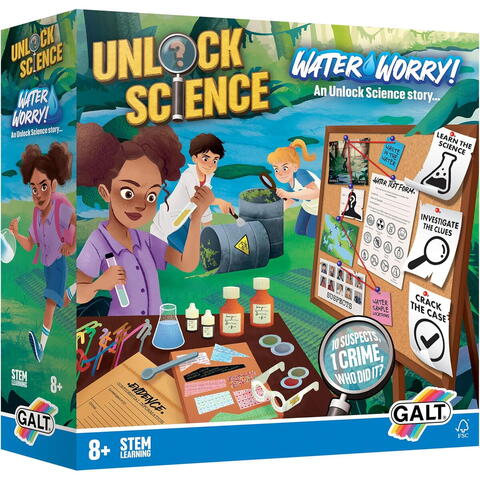 Galt Set experimente Unlock Science: Cine polueaza apa?