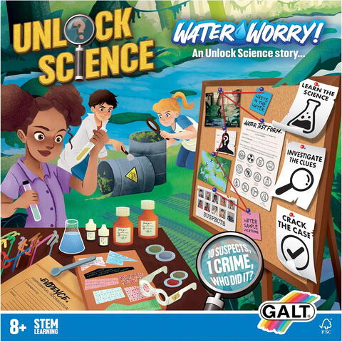 Galt Set experimente Unlock Science: Cine polueaza apa?