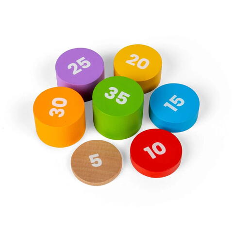 BIGJIGS Toys Prima mea balanta din lemn